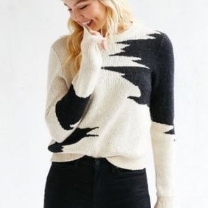 Ecote abstract sweater, size small